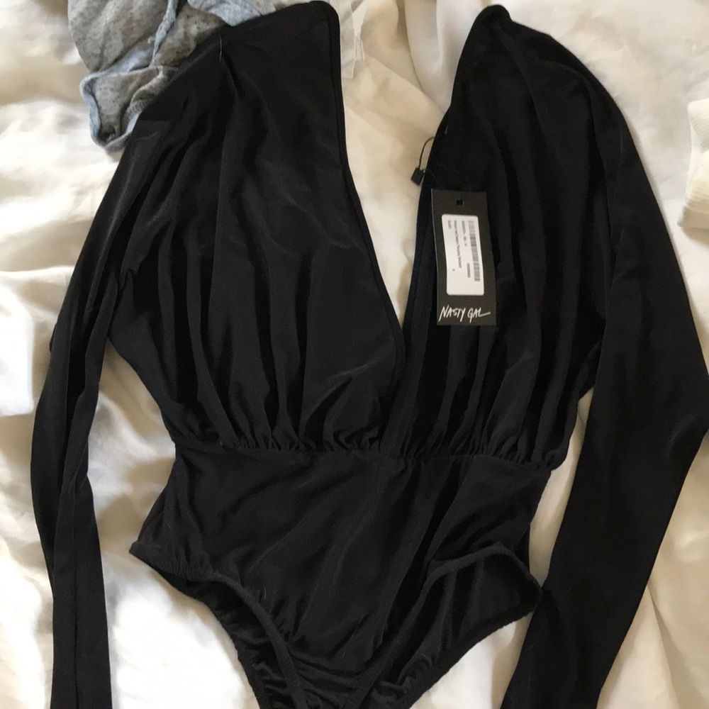 Nasty gal body suit, long sleeve
